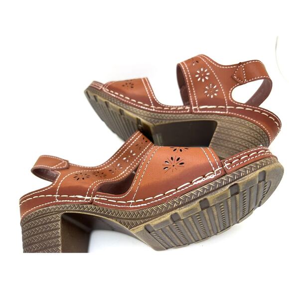 Women’s Ankle Strap Patricia Spring Step Brown Sandal NWT/Size 8 - Picture 3 of 8